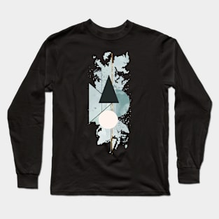 Abstract unique geometrical art design Long Sleeve T-Shirt